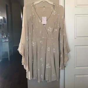 🔥FINAL SALE NWT FREE PEOPLE NUDE DRESS SIZE 6🔥